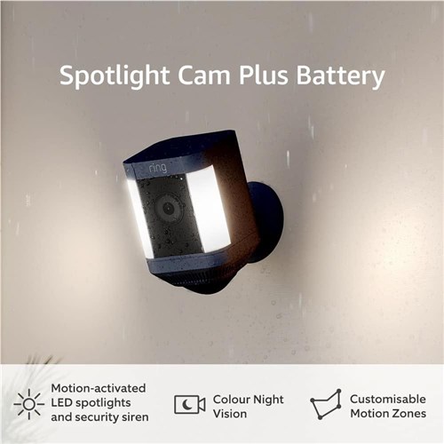 Ring Spotlight Cam Plus Battery (Black)