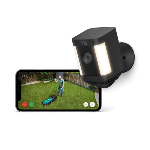 Ring Spotlight Cam Plus Battery (Black)