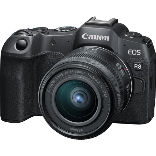 Canon EOS R8 Mirrorless Camera RF 24-50 STM Lens Kit