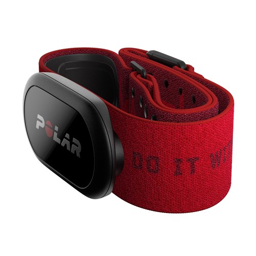 Polar H10 Heart Rate Sensor (Red Beat with Text) [M-XXL]