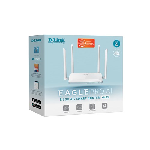 D-Link Eagle Pro AI N300 4G Smart Router