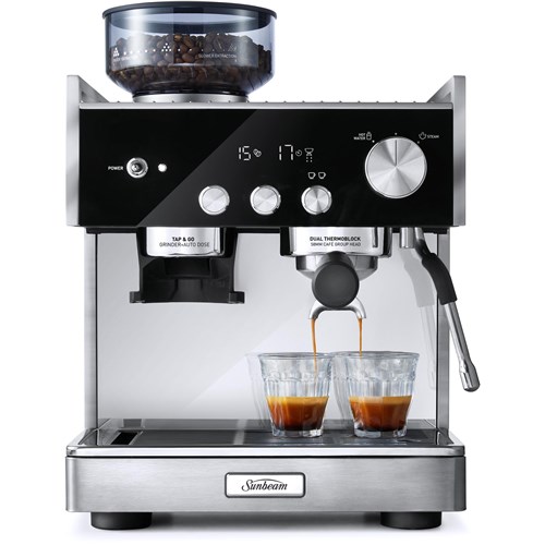 Sunbeam Origins Dual Thermoblock Espresso Manual Coffee Machine