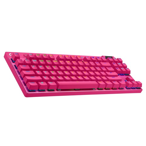 Logitech G PRO X TKL LIGHTSPEED Gaming Keyboard ( Magenta)