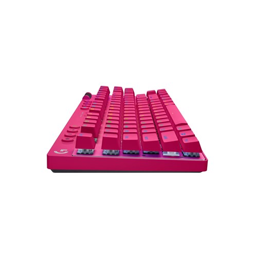 Logitech G PRO X TKL LIGHTSPEED Gaming Keyboard ( Magenta)