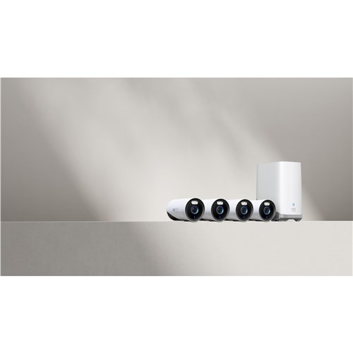 eufy Security eufyCam E330 4K Home Security System with Homebase 3 (4-Pack)