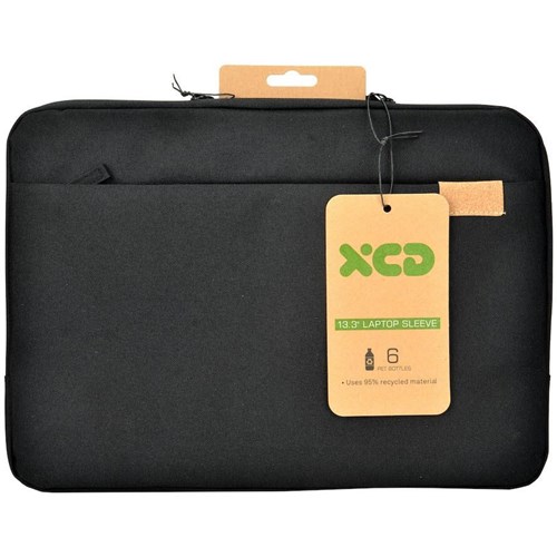 XCD Recycled 13.3-14' Laptop Sleeve V2 (Black)