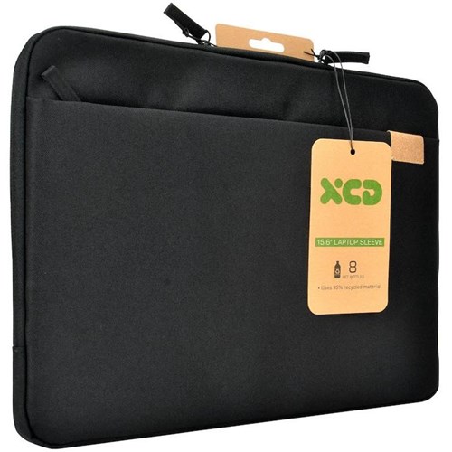 XCD Recycled 15.6' Laptop Sleeve V2 (Black)