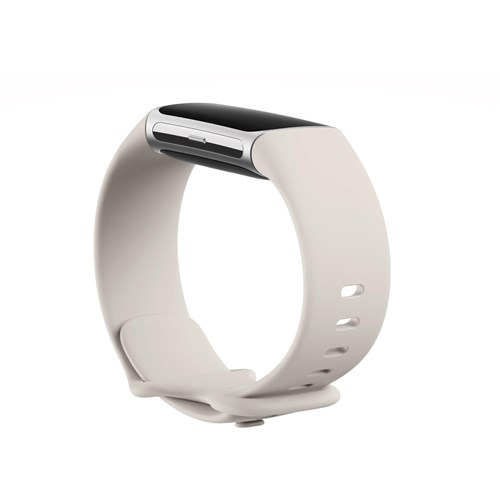 Fitbit Charge 6 Fitness Tracker (Porcelain/Silver Aluminium)