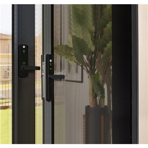 Yale Unity Security Screen Door Lock (Matte Black)