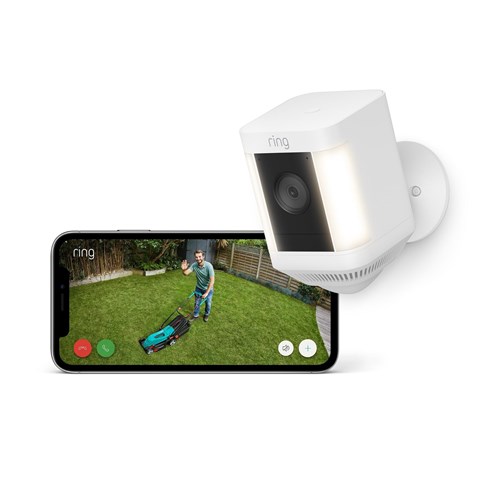 Ring Spotlight Cam Plus Battery [2-Pack](White)