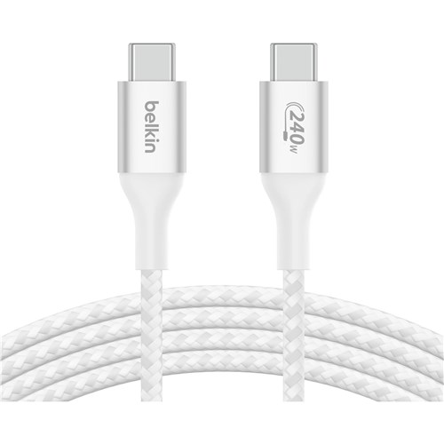 Belkin BoostCharge 240W USB-C Cable 2m (White)