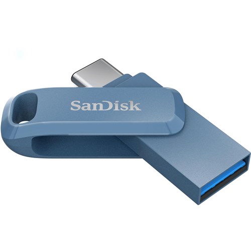 SanDisk Ultra Dual Drive Go USB Type C 256GB Flash Drive(Blue)