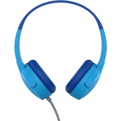 Belkin SOUDNFORM Mini Wired On-Ear Headphones for Kids (Blue)