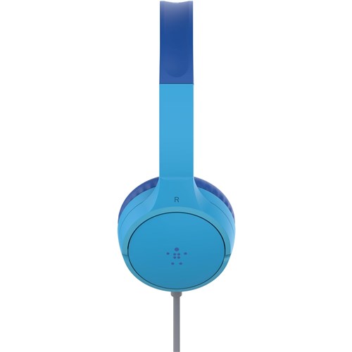 Belkin SOUDNFORM Mini Wired On-Ear Headphones for Kids (Blue)