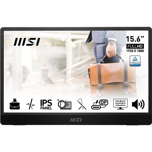 MSI PRO MP161 E2 15.6' FHD IPS USB-C Portable Monitor