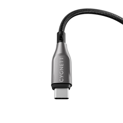 Cygnett Armoured USB-C to USB-A Cable 2M (Black)