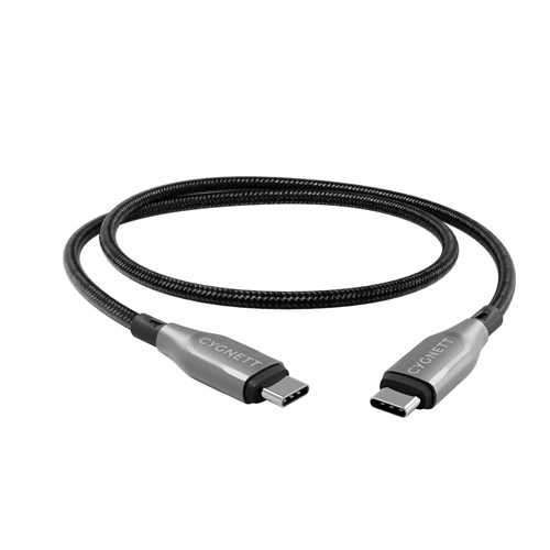 Cygnett Armoured USB-C to USB-C Cable 1M (Black)