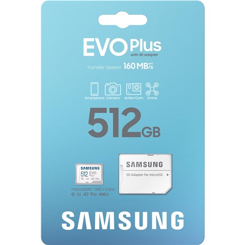 Samsung 512GB Micro SD Evo Plus (Gen2)