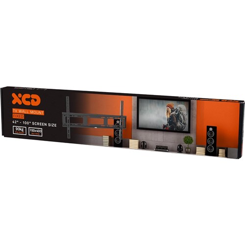 XCD Fixed TV Wall Mount Large to Extra Large (42'-100') V2