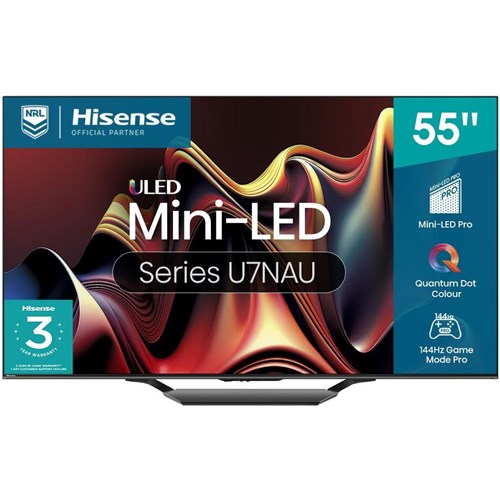 Hisense 55' U7NAU ULED Mini-LED 4K Smart TV [2024]