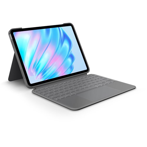 Logitech Combo Touch Keyboard Case for iPad Air 11' M2/5th/4th Gen (Oxford Grey)