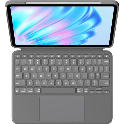 Logitech Combo Touch Keyboard Case for iPad Air 11' M2/5th/4th Gen (Oxford Grey)