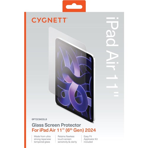 Cygnett OpticShield Glass Screen Protector for iPad Air 11' M2