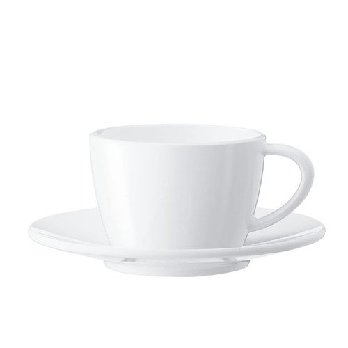 Jura Cappuccino Cups with Saucers (2 Pack)