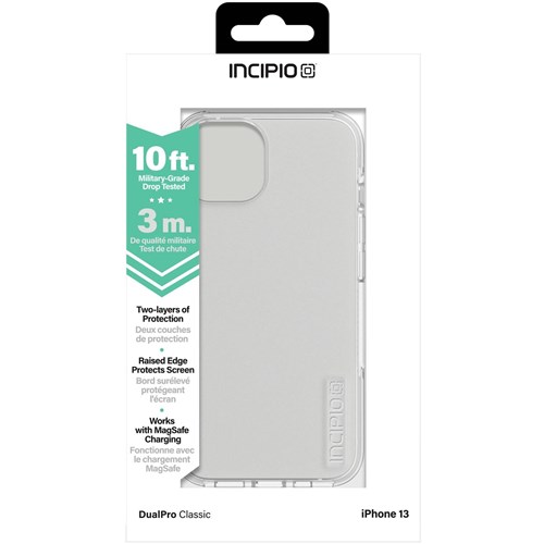 Incipio DualPro Classic Case for iPhone 13 (Clear)