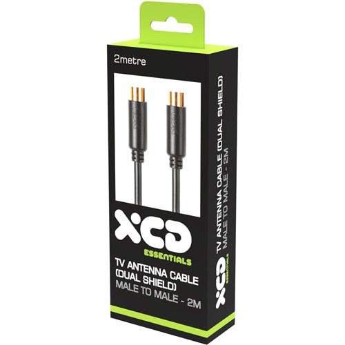 XCD Essentials Antenna Cable Dual Shield 2m V2