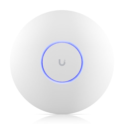 Ubiquiti U7-Pro UniFi WiFi 7 AP/Ceiling-Mount/AP 6 GHz Support/2.5 GbE Uplink/9.3 Gbps Over-the-air Speed/PoE+ Power/ 300+ Connect Device