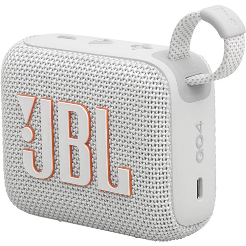 JBL Go 4 Mini Portable Bluetooth Speaker (White)