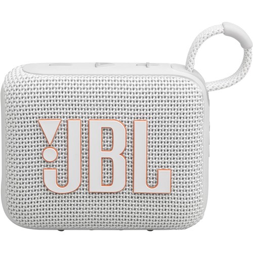 JBL Go 4 Mini Portable Bluetooth Speaker (White)