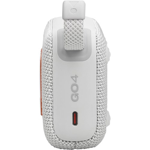 JBL Go 4 Mini Portable Bluetooth Speaker (White)