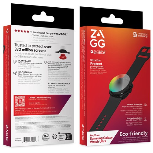 Zagg Screen Protector 47mm for Samsung Ultra Watch