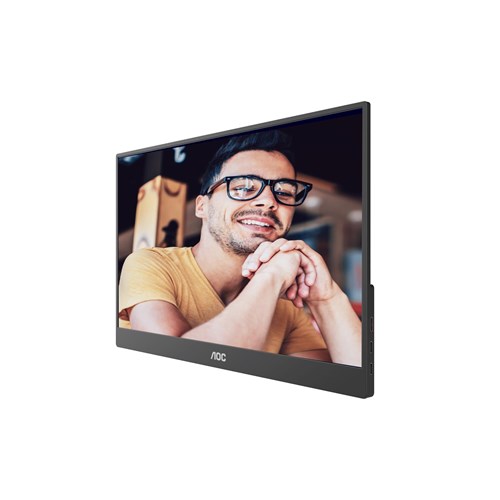 AOC 16T10 15.6' FHD IPS USB-C HDMI Portable Monitor