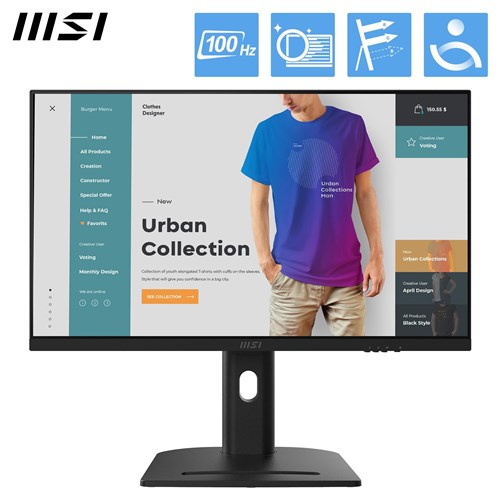 MSI  Modern AM273QP AI 1UM-014AU 27' WQHD All-in-One PC (Intel Core Ultra 5)[3TB]