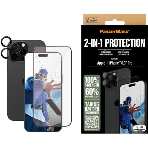 PanzerGlass 2-in1 Bundle for iPhone 16 Pro Max