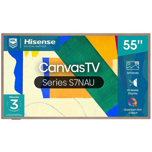 Hisense 55' S7NAU Canvas 4K QLED Smart TV [2024]