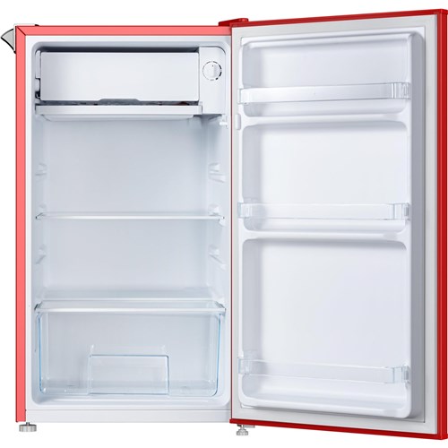 CHiQ CRSR089DR1 90L Retro Style Bar Fridge (Red)