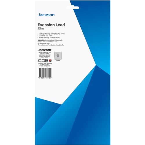 Jackson 10 Metre Power Extension Lead