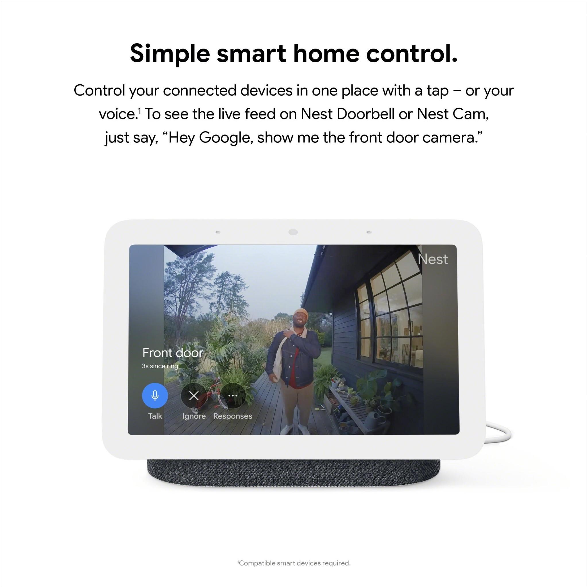 google nest hub max and ring doorbell